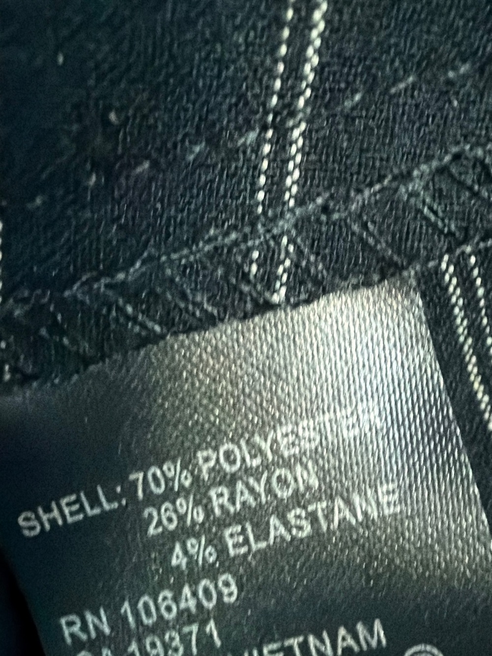 NWT Tahari Arthur S. Levine Black Pinstripe Trousers Dress Pants 20W - Picture 10 of 15